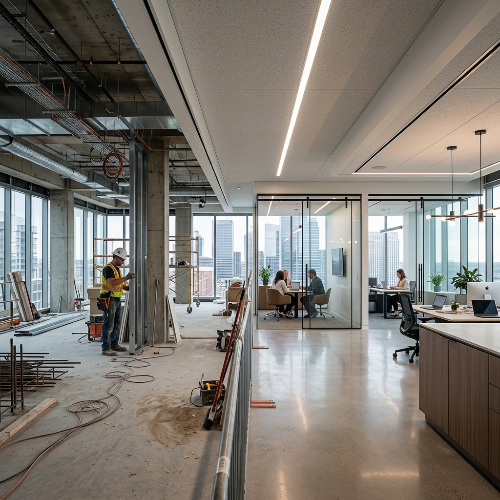 Bare Shell to Office Transition