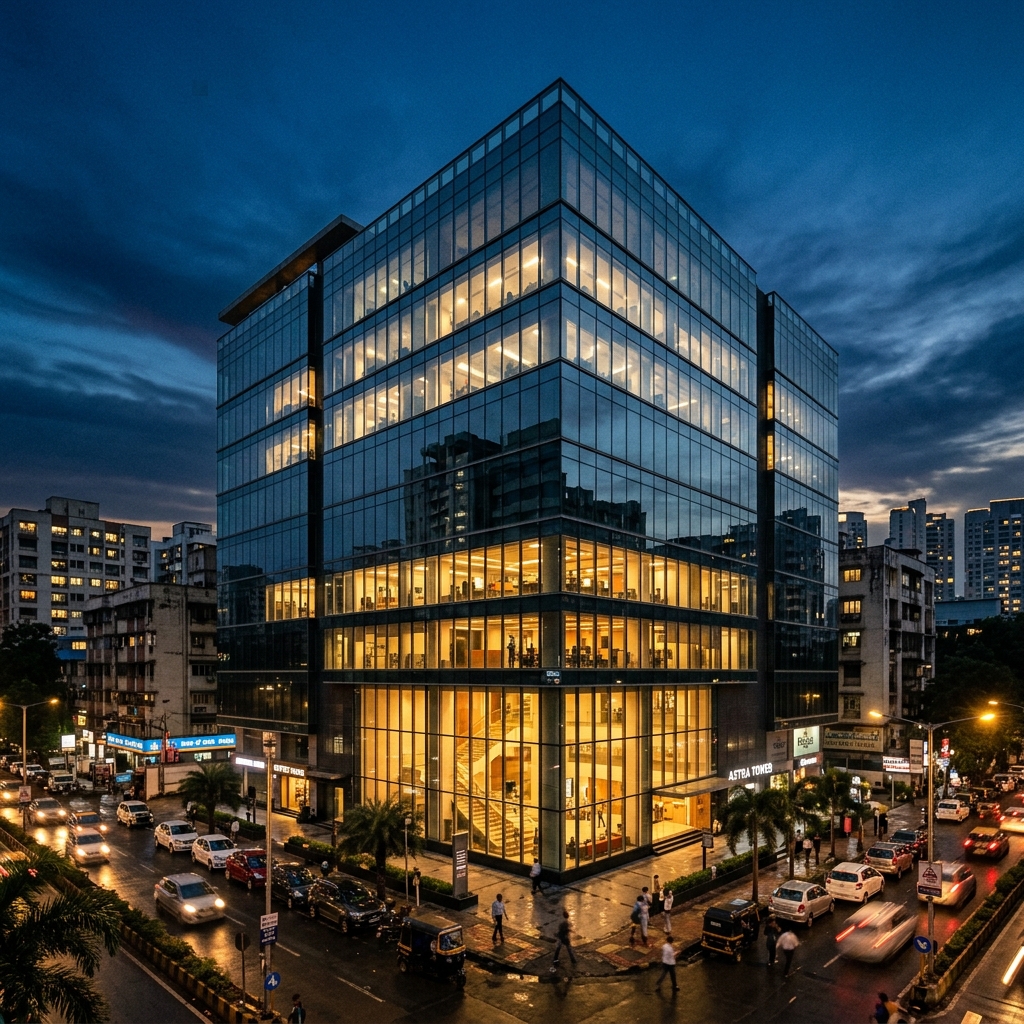 Glass Facade — Commercial building exterior
